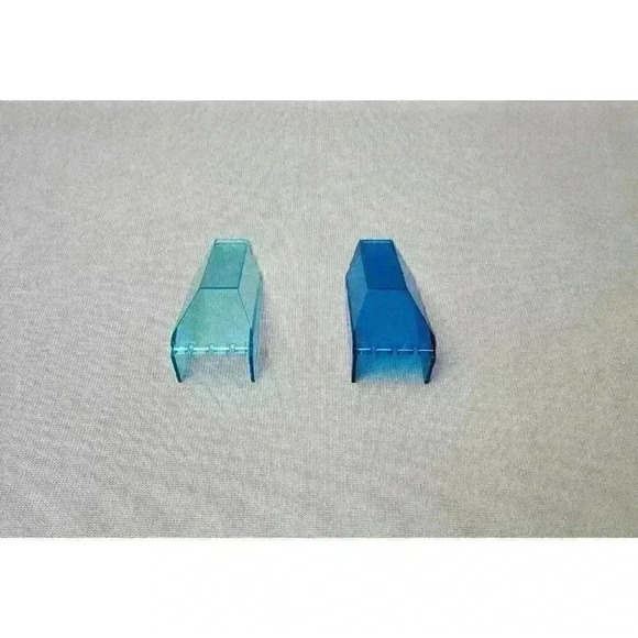 Lego 2507 Trans Light & Dark Blue Windscreen 10 x 4 x 2 1/3 Canopy Unitron Res-Q - Picture 3 of 5